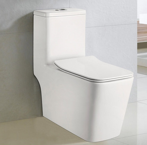 Water saving one piece toilet commode ceramic washdown